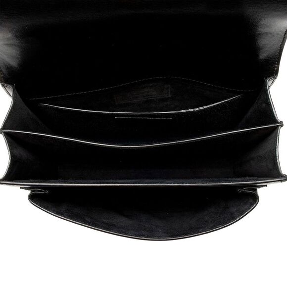 Saint Laurent Grained Calfskin Monogram Sunset Medium Shoulder Bag - Picture 7 of 16